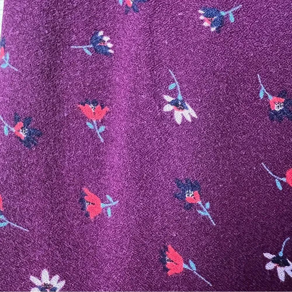 Boden Eliza Dress in Burgundy Floral Ruby Ring Country Ditsy Size US 6 Spring - Picture 8 of 10
